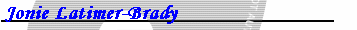 Jonie Latimer-Brady